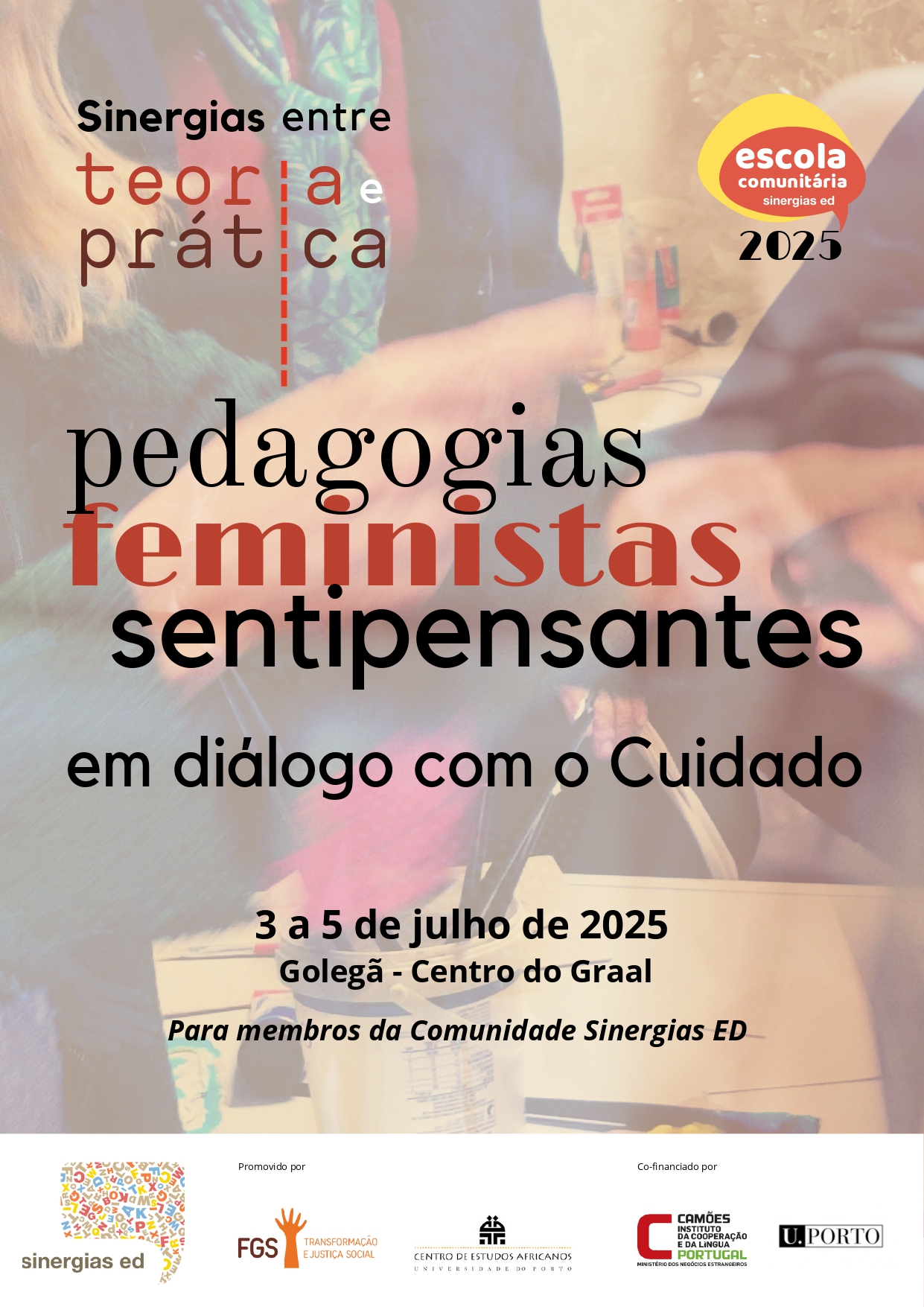 🎧 BEM-VINDAS À ESCOLA COMUNITÁRIA SINERGIAS ED 2025 🌿