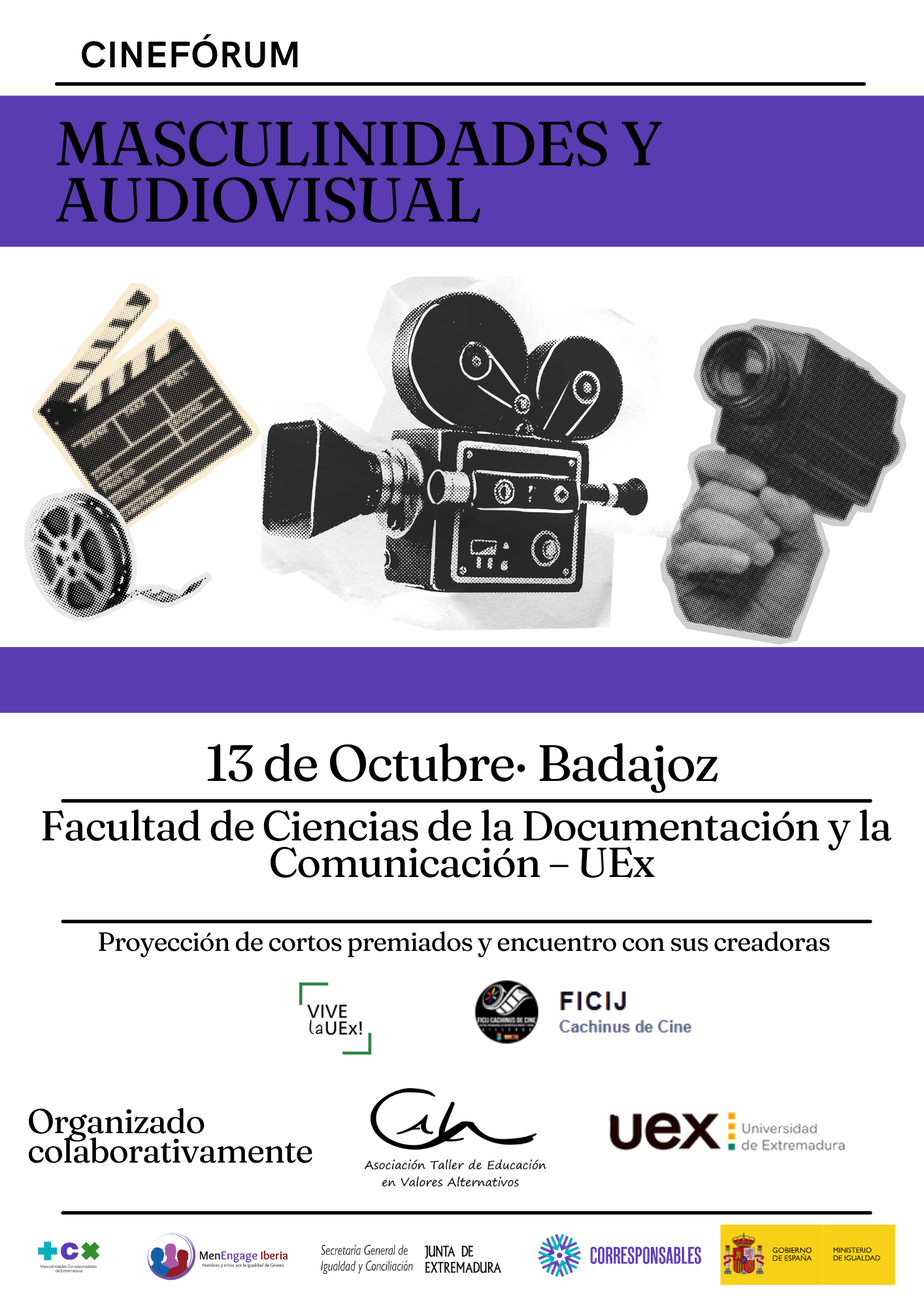 Reimaginar la pantalla: así fue nuestro cinefórum sobre masculinidades en la UEx